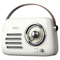 SAVIO RS-02 Draagbare radio, wit - thumbnail