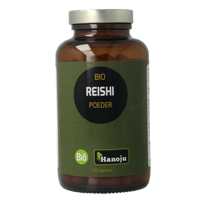 Hanoju Reishi paddenstoelen bio 150 Vegetarische capsules