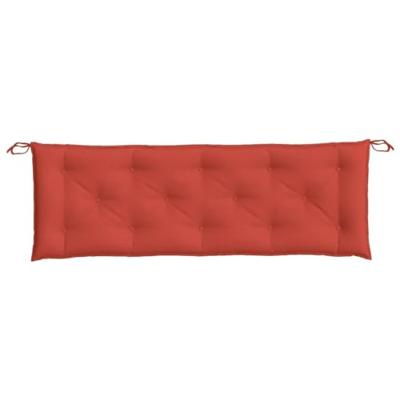 Tuinbankkussen 150x50x7 cm stof gemleerd rood Tuinbankkussen 150x50x7 cm stof gemleerd rood