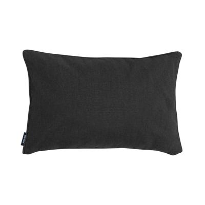 Sierkussen 50x30cm canvas zwart