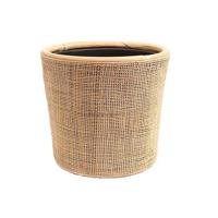 Rotan Drypot Webbing Blond plantenmand 31x29cm - thumbnail