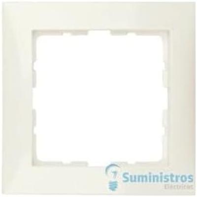 Berker S1 afdekraam 1 voudig creme glanzend 10118982