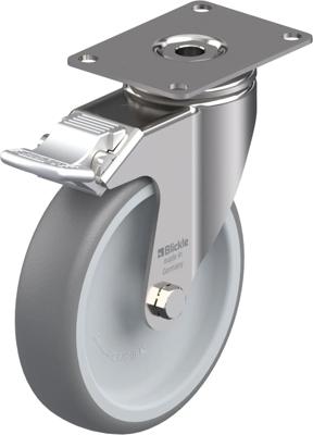 Blickle LKPXA-TPA 126G-26-FI Zwenkwiel met rem Wieldiameter: 125 mm Draagvermogen (max.): 120 kg 1 stuk(s) Blickle LKPXA-TPA 126G-26-FI Zwenkwiel met rem Wieldiameter: 125 mm Draagvermogen (max.): 120 kg 1 stuk(s)