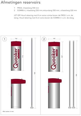 Quooker Front RVS Kraan Grijs