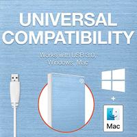 Seagate One Touch externe harde schijf 2000 GB Blauw - thumbnail