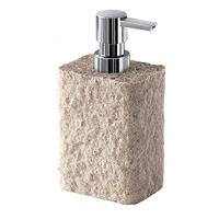 Zeepdispenser Sapho Aries Vrijstaand 350 ML Polyresin Beige Sapho - thumbnail