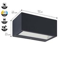 Lutec Antraciete wandlampGemini design - 5189102118 - thumbnail