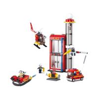 Sluban Fire Station Small bouwstenen set - thumbnail