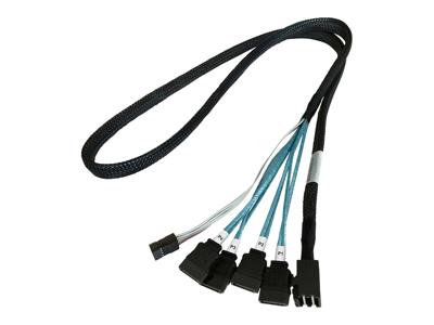 HighPoint mSAS Kabel 1xSFF8643->4xSATA adapter HighPoint mSAS Kabel 1xSFF8643->4xSATA adapter