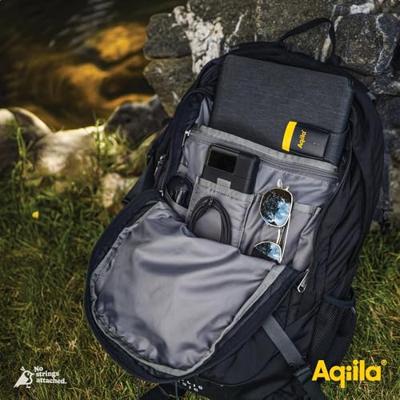 Aqiila Powerbird B10B Powerbank 10000 mAh LiPo USB-A, USB-C Zwart