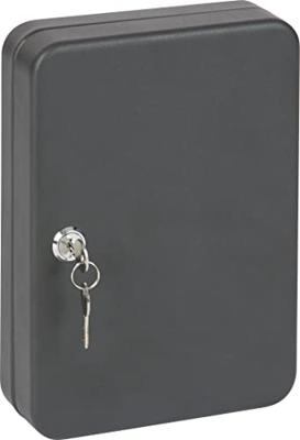 Sleutelkast plaats voor 24 sleutels mat antraciet