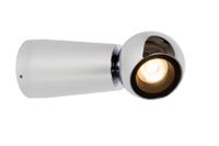 Lucide IPSOS - Wandlamp Badkamer - LED - 1x6W 2700K - IP54 - Chroom - thumbnail