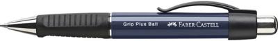 Faber Castell Balpen Grip Plus - Blauw Metallic