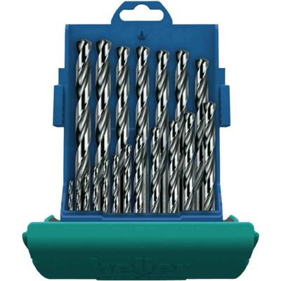 Heller 28707 4 HSS Metaal-spiraalboorset 25-delig 1 mm, 2 mm, 3 mm, 4 mm, 5 mm, 6 mm, 7 mm, 8 mm, 9 mm, 10 mm, 11 mm, 12 mm, 13 mm Geslepen Cilinderschacht 1