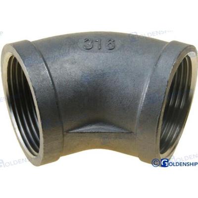 GS30564 - ELLEBOOG 45 H-H INOX 1-1/4