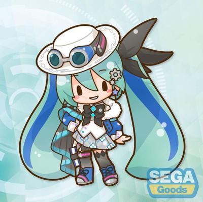 Character Vocal Series 01: Hatsune Miku Fuwa Petit Plush Figure Hatsune Miku Miku with you 2025 LL 45 cm