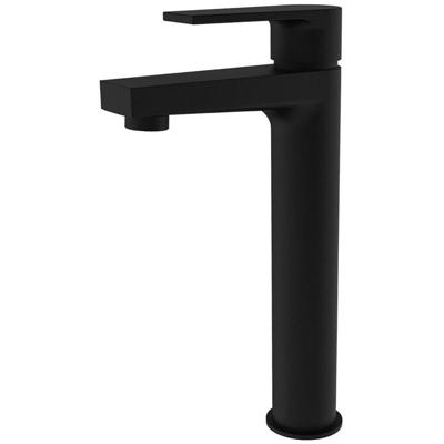 Wastafelkraan - Wastafelmengkraan - Versanix Sinpy - Verhoogd - Opbouw - Rond - Mat Zwart