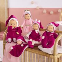 Doudou - COROLLE - Miss Rose Grenadine - 25 cm - vanillegeur - vanaf de geboorte - thumbnail