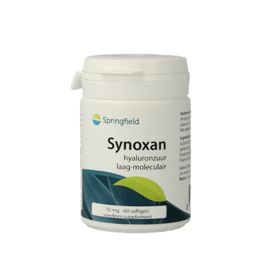 Springfield Synoxan hyaluronzuur low-molec 70 mg 60 Softgels