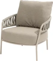 4 Seasons Outdoor lounge tuinstoel calma latte - thumbnail