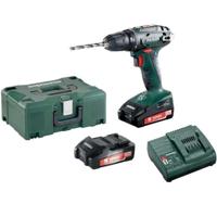 Metabo BS 18 Accu Boorschroefmachine | 18 V | 2 x 1.5 Ah Li-Power, SC 60 Plus | In Koffer - 602207550 - thumbnail