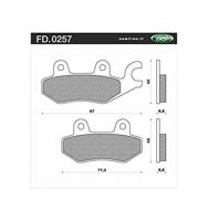 Newfren Remblokset FD0257 Dink Voor/Achter, Top Boy Achter - thumbnail