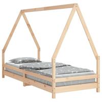 Kinderbedframe 90x200 cm massief grenenhout - thumbnail
