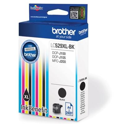 Brother LC529XL-BK inktcartridge Origineel Extra (Super) hoog rendement Zwart