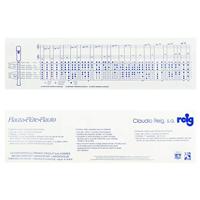 Blokfluit Reig Paars Geel Met koffer - thumbnail