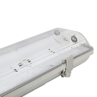 LED TL armatuur 120 cm dubbel - Geschikt voor T8 (G13) buizen - IP65 waterdicht - T8 Fitting G13 - RVS clips