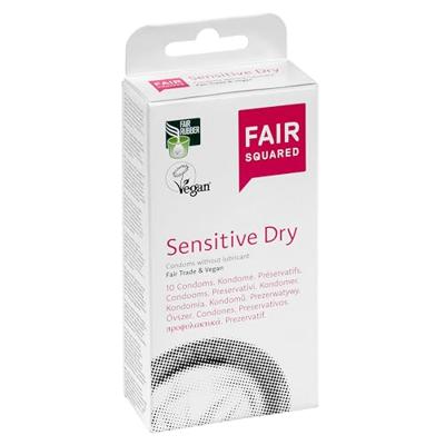 Fair Squared Sensitive Dry Eco Condooms Zonder Glijmiddel 10 stuks
