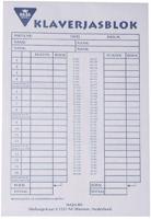 Haza Witbaard klaverjasblok, 50 vellen - thumbnail