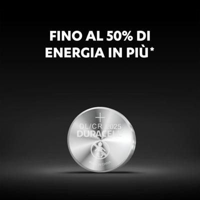 Duracell Lithium DL2025 3V knoopcel batterij (2 stuks)