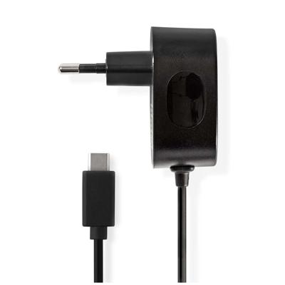 Wandoplader | 3,0 A | Vaste kabel | USB-C | Zwart Wandoplader | 3,0 A | Vaste kabel | USB-C | Zwart