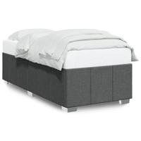Bedframe zonder matras 90x190 cm stof donkergrijs - thumbnail