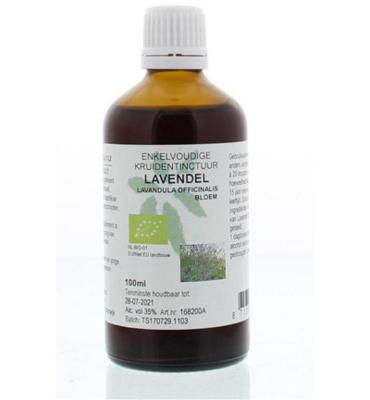 Cruydhof Lavandula officinalis flor tinctuur bio 100 Milliliter