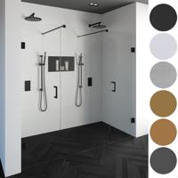 Niscabine XL Compleet Just Creating 240x200 cm 60/120/60 Mat Zwart Sanitop - thumbnail