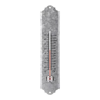 Esschert Design wandthermometer 30 cm schrootzink oz10