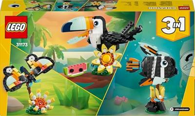 Lego Creator 31173 3in1 Wilde Dieren Tropische Toekan - thumbnail