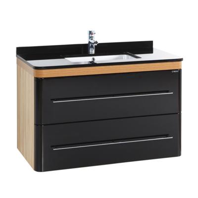 Onderkast Boss & Wessing Piano 101x85x53 cm Zwart Bruin Boss & Wessing