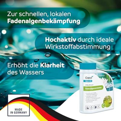 Oase AquaActiv AlGo Direct 500ml - Snelle Draadalgenbestrijding tot 10.000L