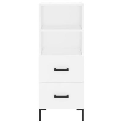 Dressoir 34,5x34x90 cm bewerkt hout wit