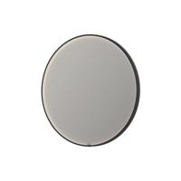 Spiegel INK SP24 60x4x60 cm incl. direct LED-Verlichting Rondom en Spiegelverwarming Mat Zwart - thumbnail