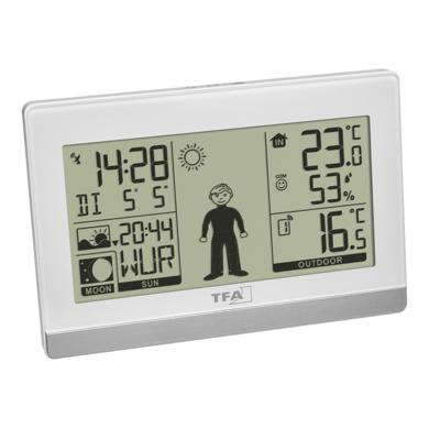 TFA Dostmann Weather Boy 35.1159.02 Draadloos weerstation Verwachting voor 8 uur Aantal sensoren max.: 3