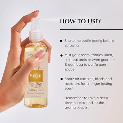 Aromafume Luchtverfrisser Spray Mirre - 100 ml Aromafume Luchtverfrisser Spray Mirre - 100 ml