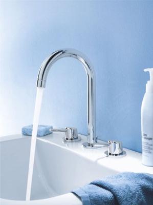 GROHE Concetto wastafelkraan met waste chroom 20216001 GROHE Concetto wastafelkraan met waste chroom 20216001