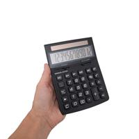 Maul ECO 850 Zakrekenmachine Zwart Aantal displayposities: 12 werkt op zonne-energie (b x h x d) 126 x 174 x 35 mm - thumbnail