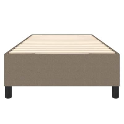 Boxspringframe stof taupe 90x190 cm Boxspringframe stof taupe 90x190 cm