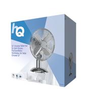 HQ KN-MTF12 Tafelventilator 30cm 35W Chroom Zilver - thumbnail