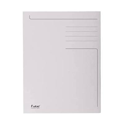 Exacompta dossiermap Foldyne ft 24 x 32 cm (voor ft A4), lichtgrijs, pak van 50 stuks